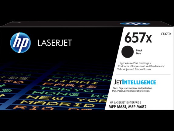 Image of HP 657X CF470X černý (black) originální toner CZ ID 12375