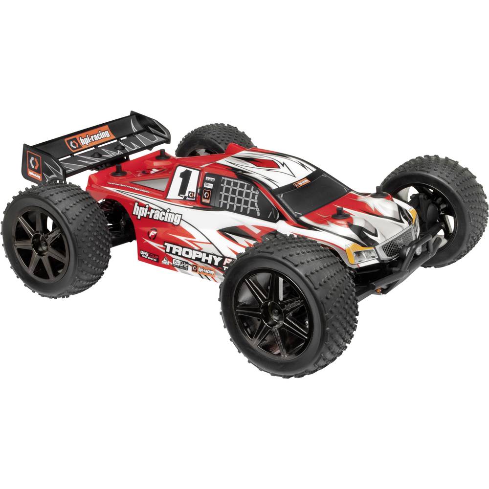 Image of HPI Racing Trophy Flux Brushless 1:8 RC model car Electric Truggy 4WD RtR 24 GHz