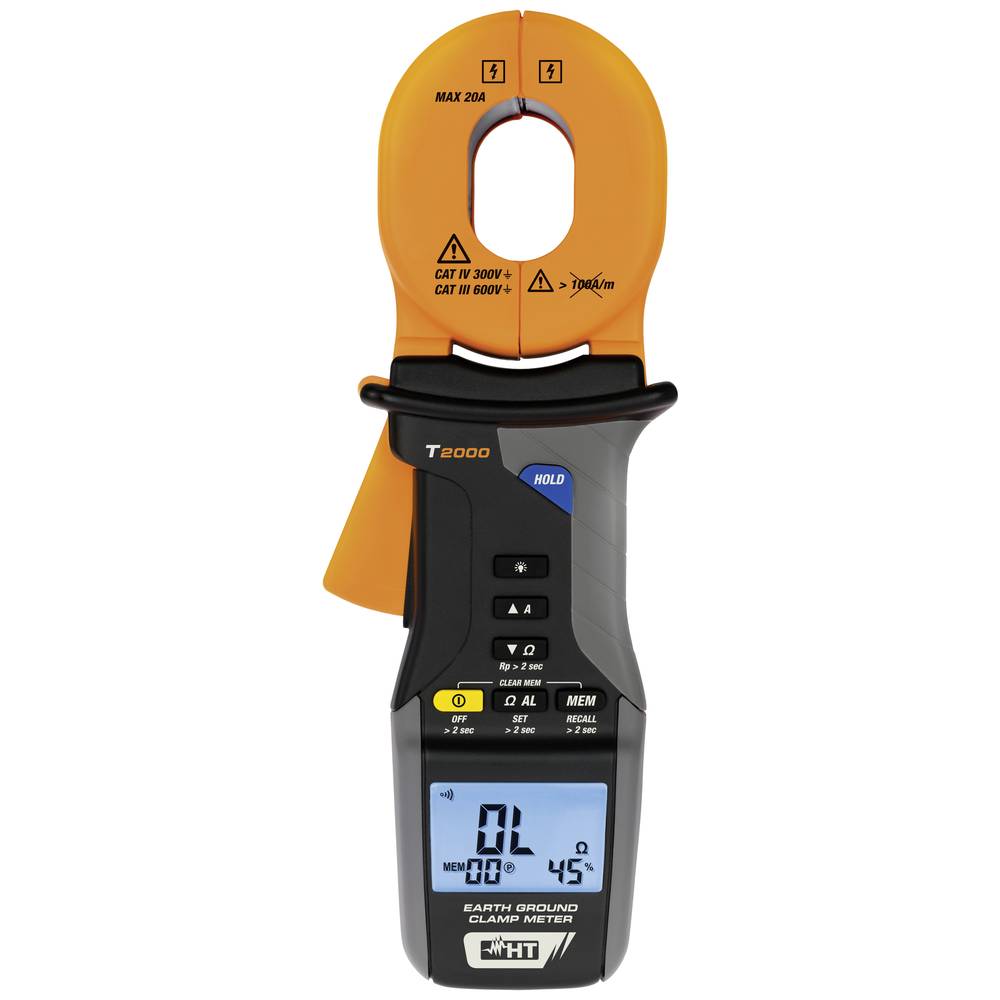 Image of HT Instruments T2000 Earth ground clamp meter
