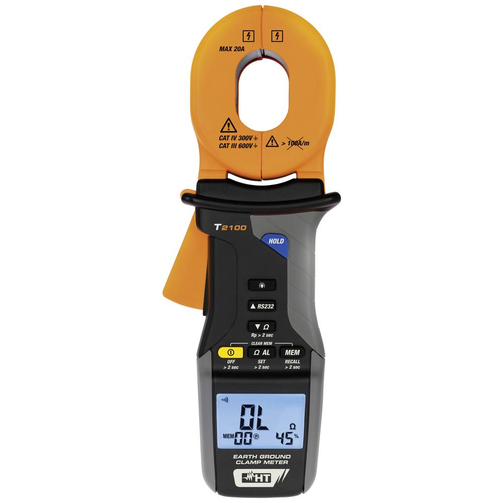Image of HT Instruments T2100 T2100 Test lead adapter Calibrated to (ISO standards) 1 pc(s)