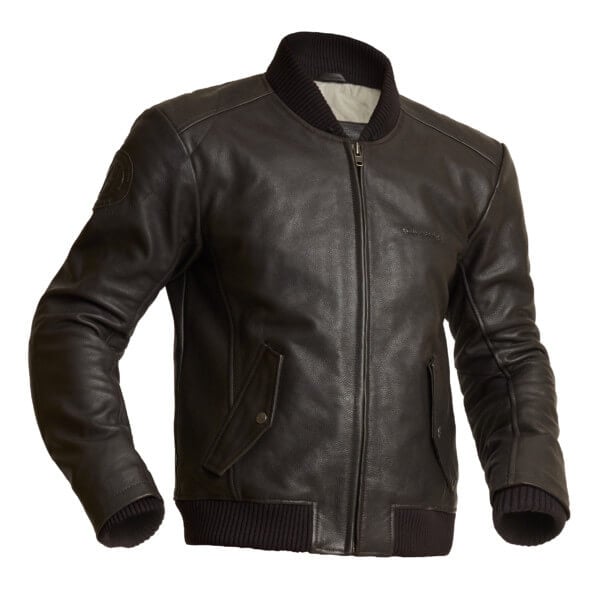 Image of Halvarssons Torsby Leather Jacket Brown Talla 50
