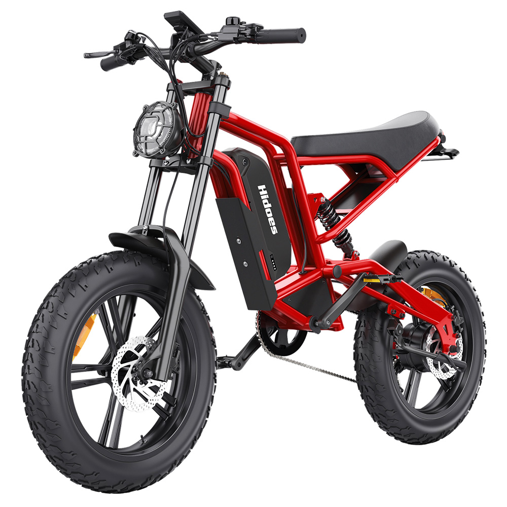 Image of Hidoes B6 Electric Bike 1200W 48V 15Ah Red