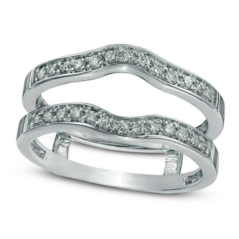 Image of ID 1 025 CT TW Natural Diamond Contour Enhancer in Solid 14K White Gold