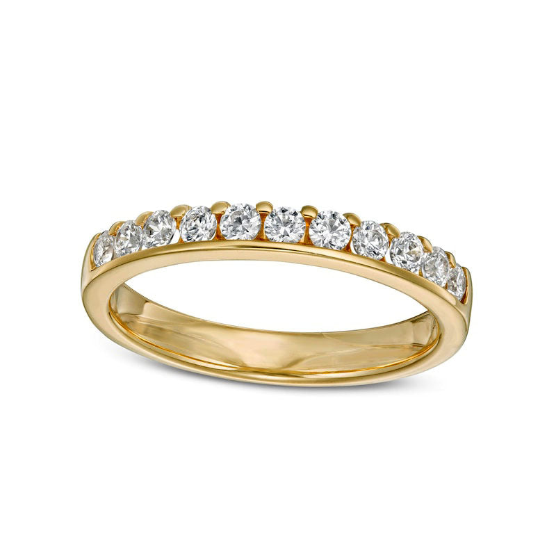 Image of ID 1 050 CT TW Natural Diamond Anniversary Band in Solid 14K Gold