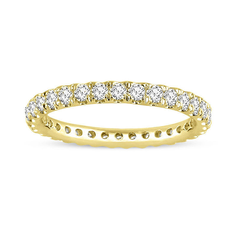 Image of ID 1 10 CT TW Natural Diamond Eternity Band in Solid 14K Gold