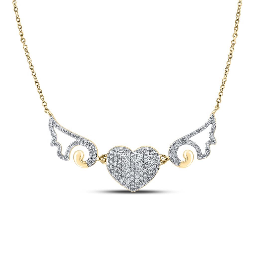 Image of ID 1 1/2CT-Diamond HEART NECKLACE