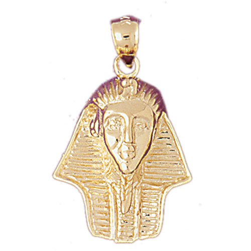 Image of ID 1 14K Gold Ancient Egyptian Pharaoh Pendant