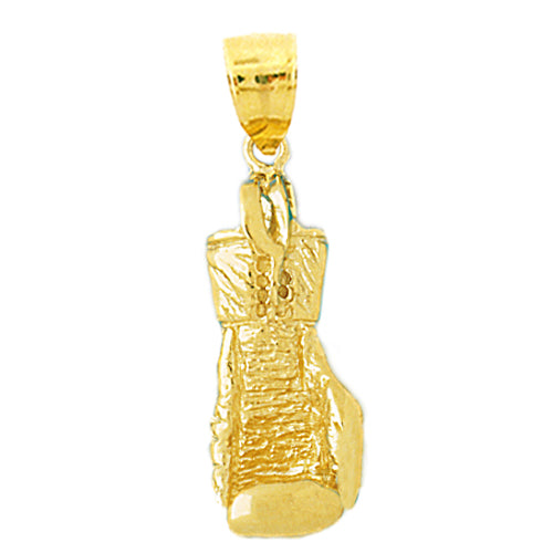 Image of ID 1 14K Gold Boxing Glove Pendant