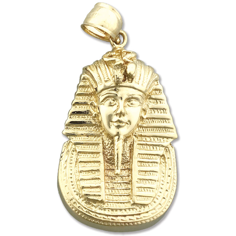 Image of ID 1 14K Gold Egyptian Pharaoh King Tut Pendant
