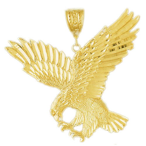 Image of ID 1 14K Gold Great Eagle Pendant