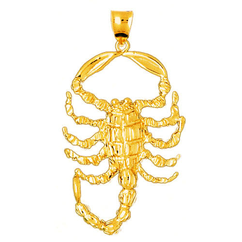 Image of ID 1 14K Gold Scorpion Pendant