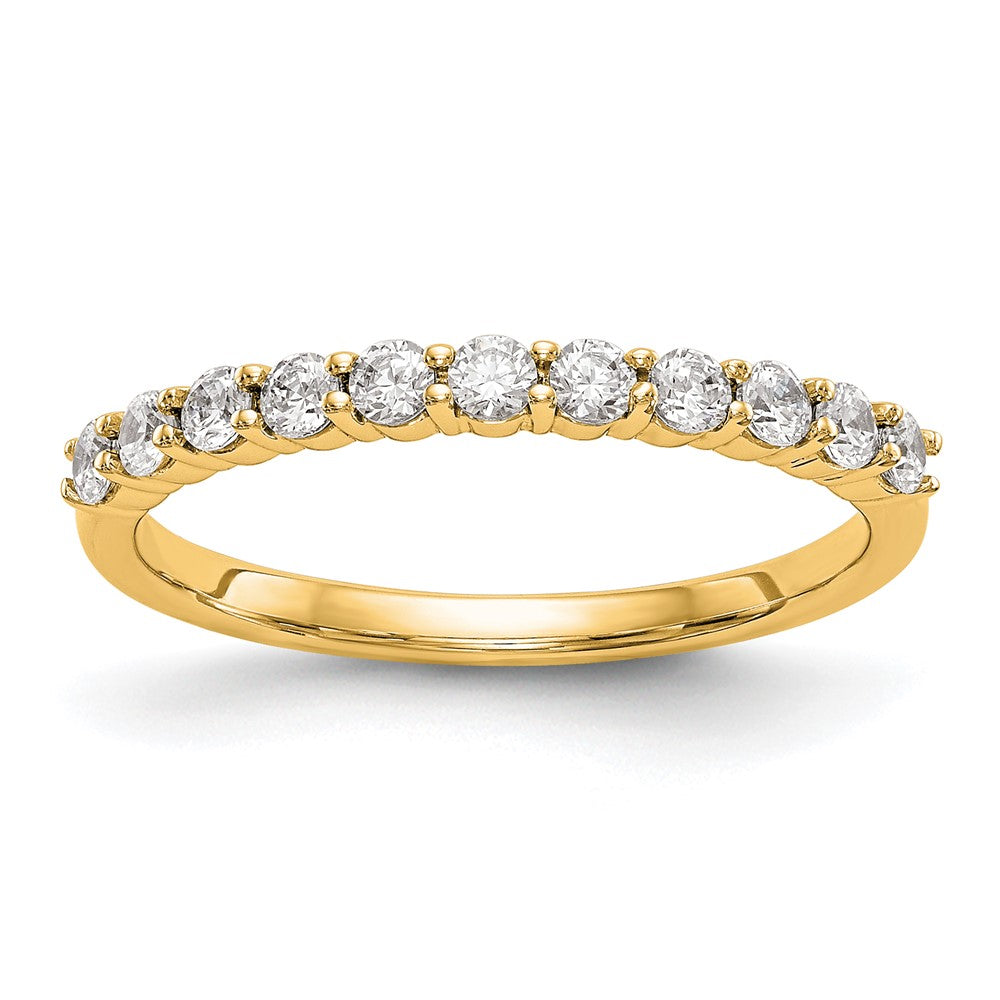 Image of ID 1 14K Yellow Gold 11-Stone Real Diamond Band