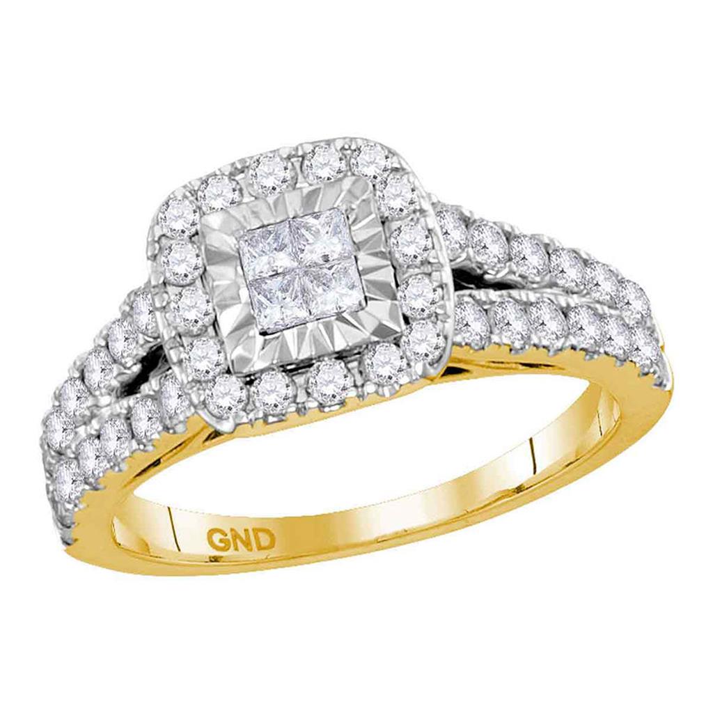 Image of ID 1 1CT-Diamond INVISIBLE BRIDAL RING