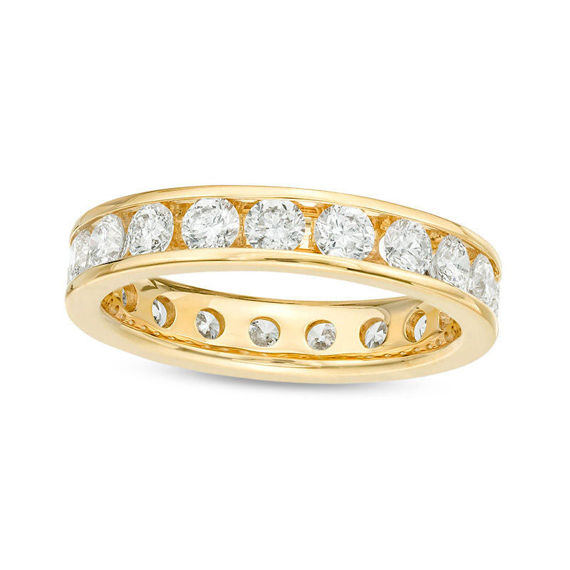Image of ID 1 20 CT TW Natural Diamond Eternity Band in Solid 14K Gold (H/SI2)