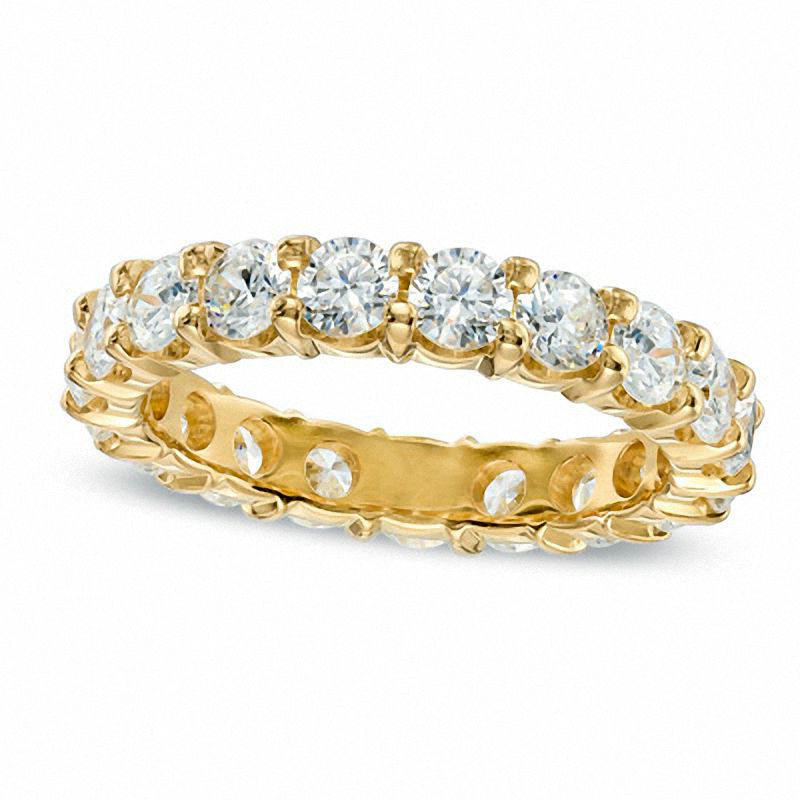Image of ID 1 30 CT TW Natural Diamond 35mm Eternity Band in Solid 14K Gold