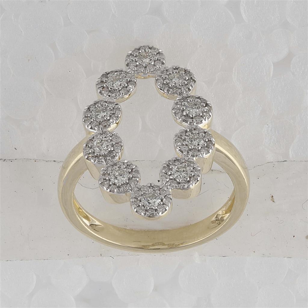Image of ID 1 5/8CTW-Diamond FASHION RING
