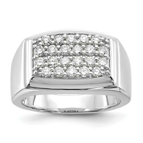Image of ID 1 Certified 10 Ct Real Diamond Men's Ring in 10K Yellow or White Gold