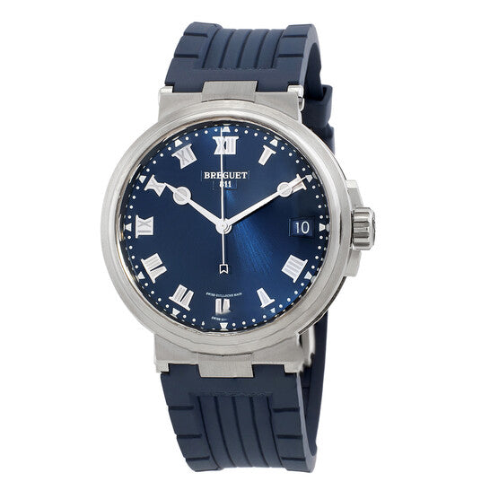 Image of ID 1 Original Breguet Marine Automatic Blue Dial Men's Watch 5517TI/Y1/5ZU