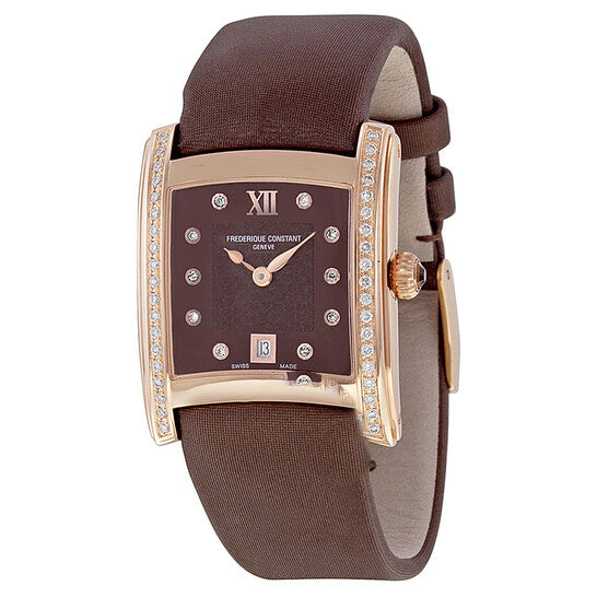 Image of ID 1 Original Frederique Constant Delight Brown Dial Ladies Watch FC-220CHD2ECD4