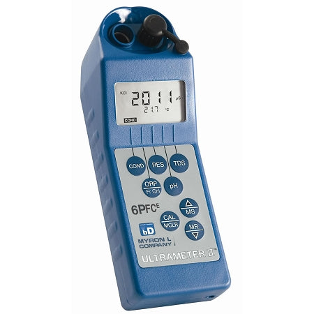 Image of ID 1190371737 Myron L (6PIIFCE) Ultrameter II: Meter Conductivity TDS Resistivity pH ORP-Free Chlorine Temperature
