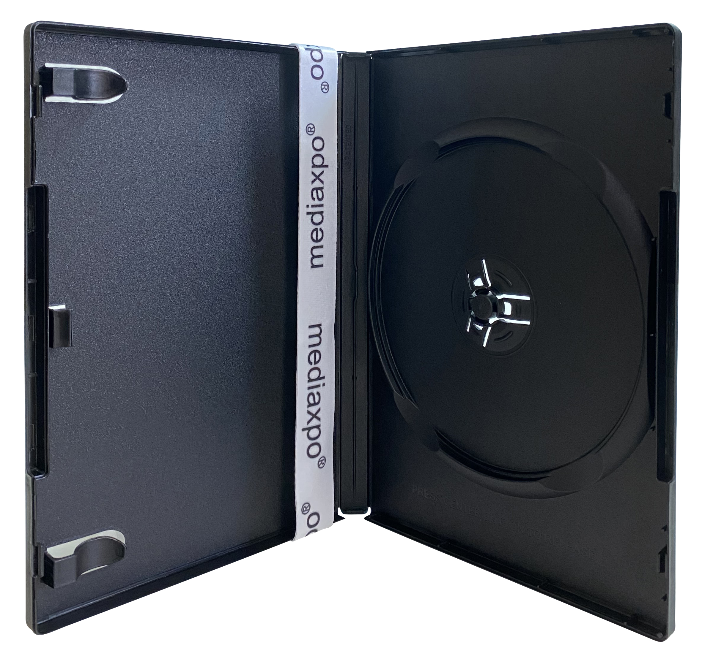 Image of ID 1214259180 1200 PREMIUM STANDARD Black Single DVD Cases 14MM (100% New Material)