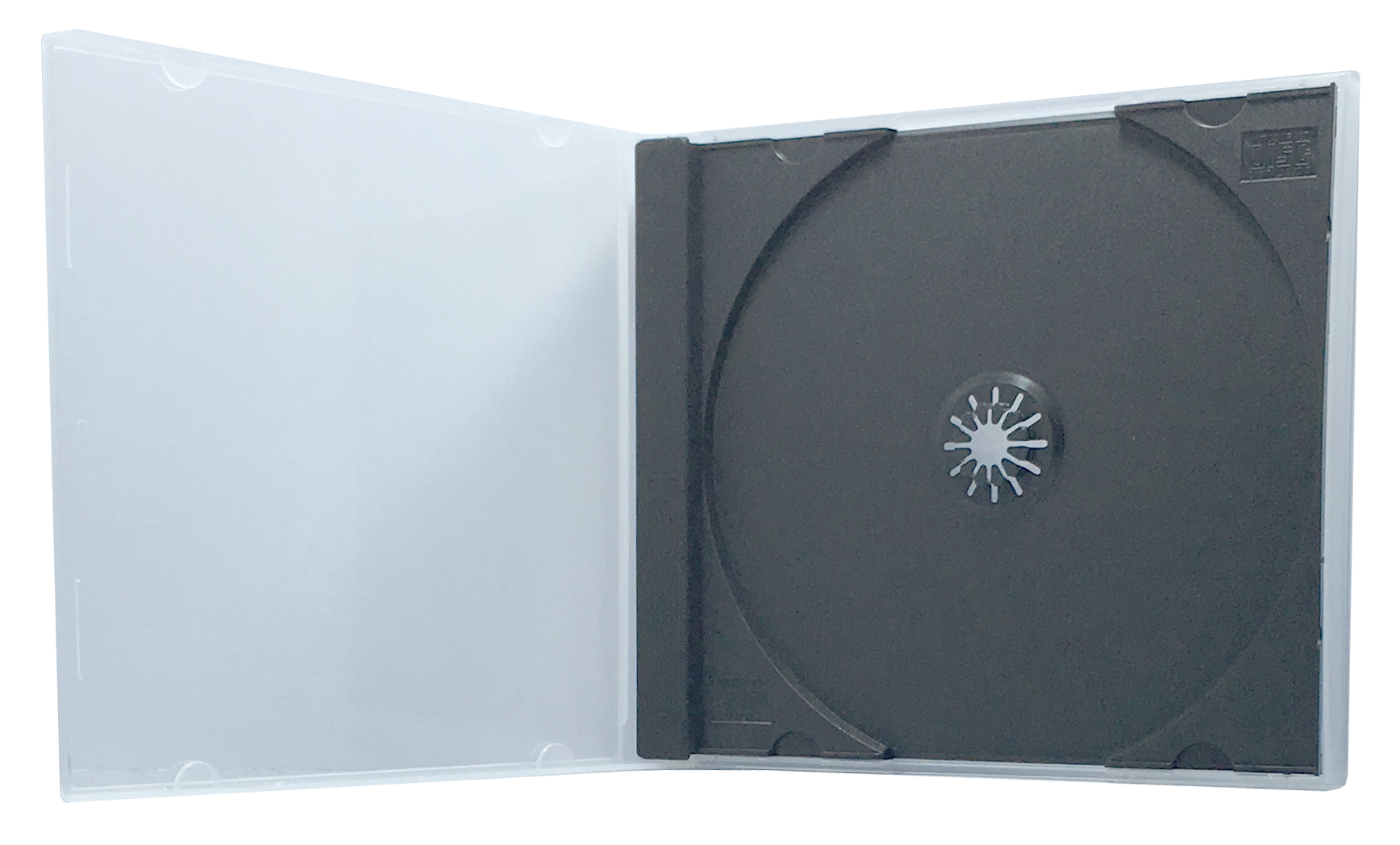 Image of ID 1214259377 1200 STANDARD Black Single VCD PP Poly Cases 104MM