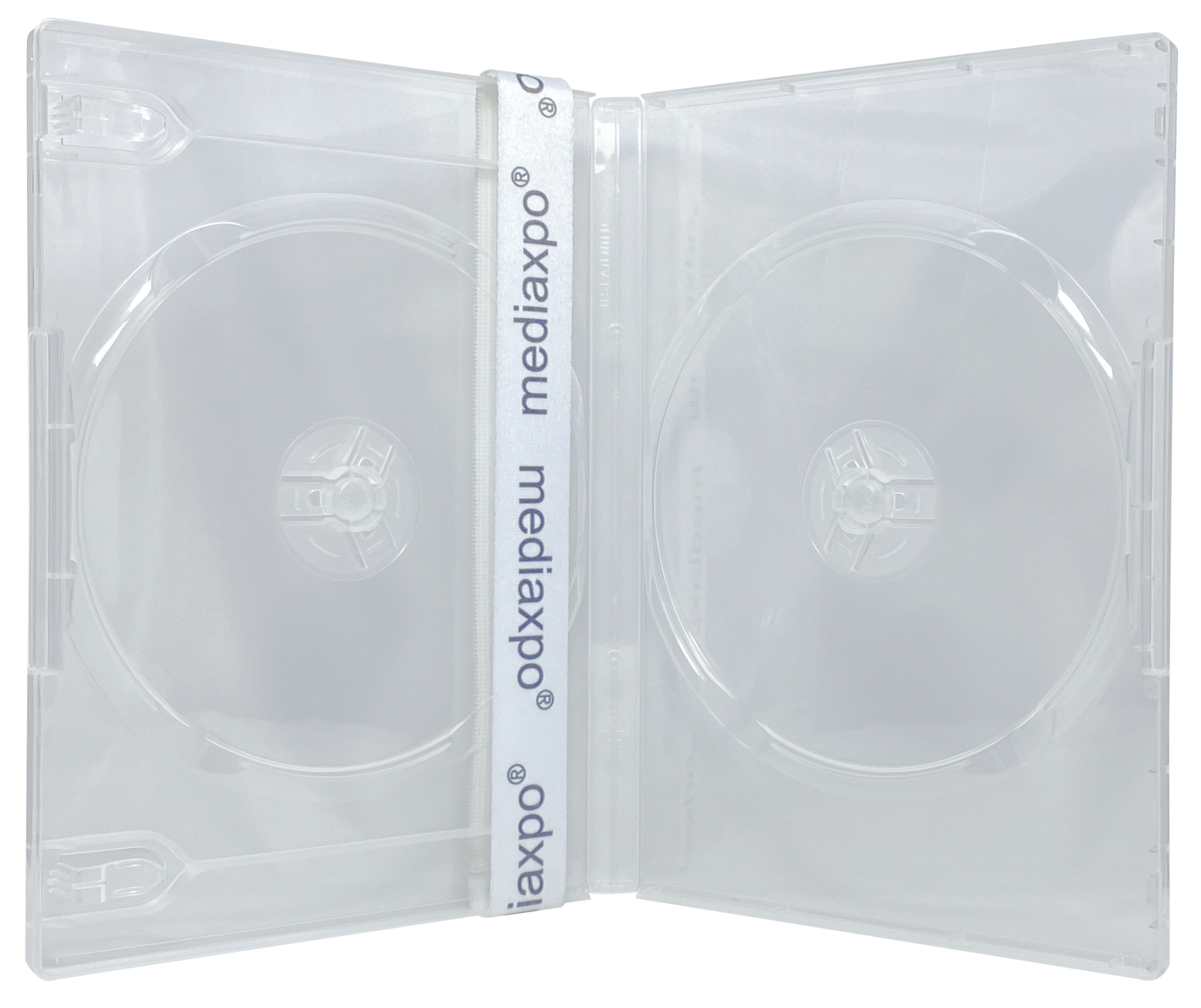 Image of ID 1214260180 1200 STANDARD SUPER Clear Double DVD Cases