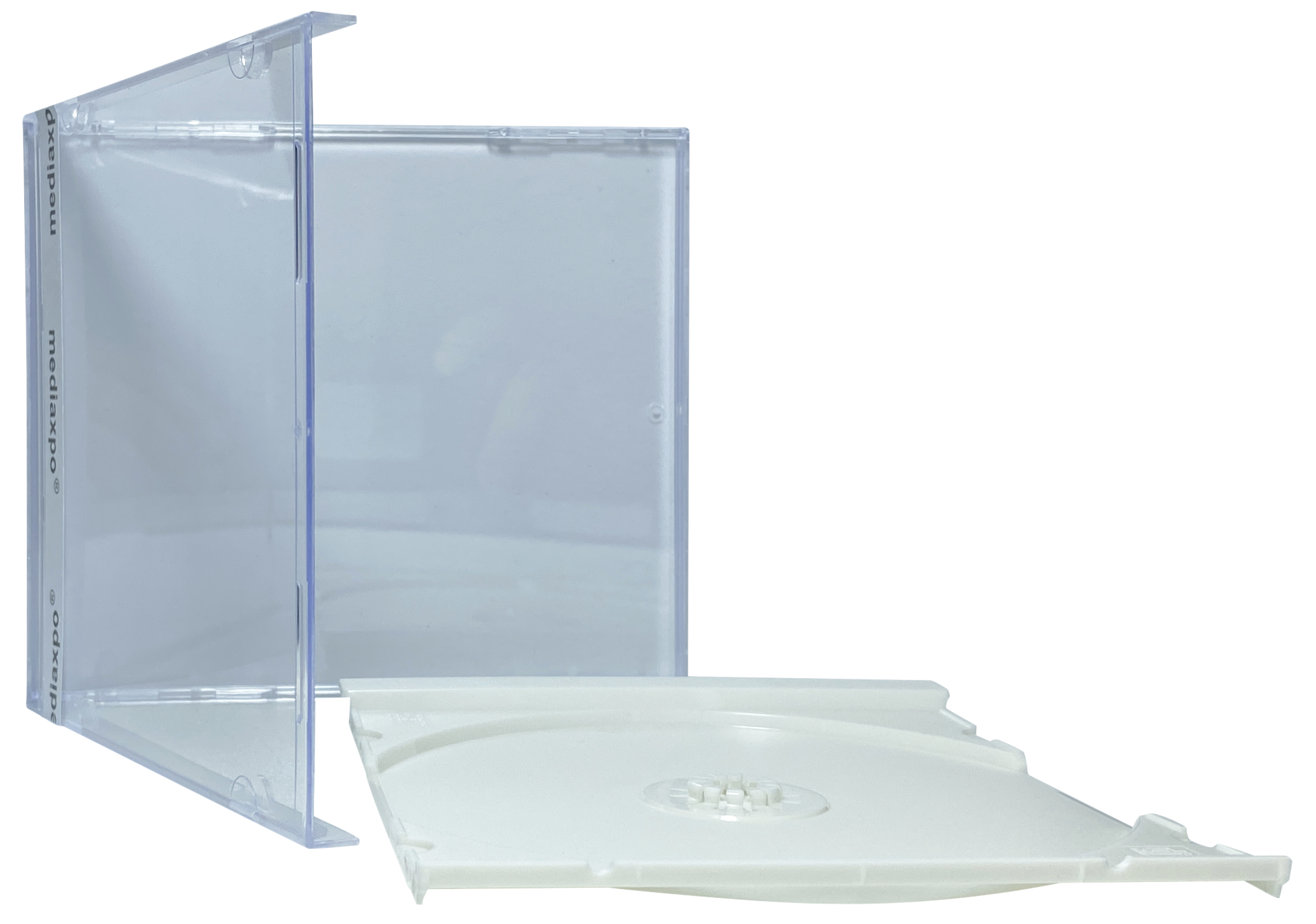 Image of ID 1214262412 2000 STANDARD White Color CD Jewel Case (Unassembled)