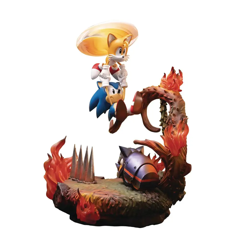 Image of ID 1277298035 Sonic the Hedgehog Sonic & Tails Resin Statue