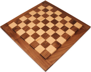 Image of ID 1374699454 badboyboards Traditional Walnut & Maple Solid Wood Chess Board - 225" Squares