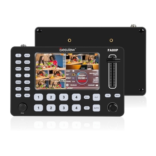 Image of ID 1375547457 Destview FA80P Multi Format Video Mixer Switcher with 5 Inch LCD Screen