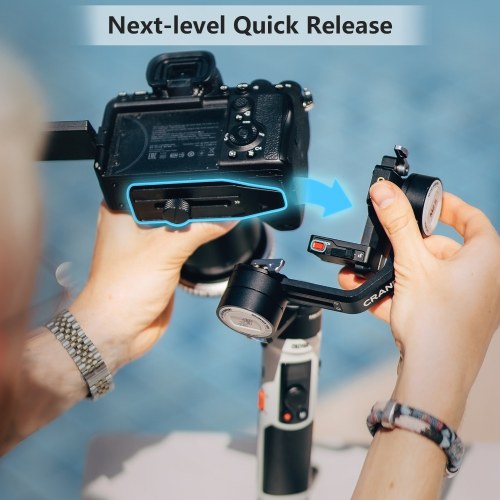 Image of ID 1375548669 ZHIYUN CRANE-M2 S Combo Compact Handheld 3-Axis Gimbal Stabilizer Kit with LED Fill Light Built-in Battery PD Quick Charging for Smartphone Sports Camera Mirrorless Camera with Backpack Phone Holder
