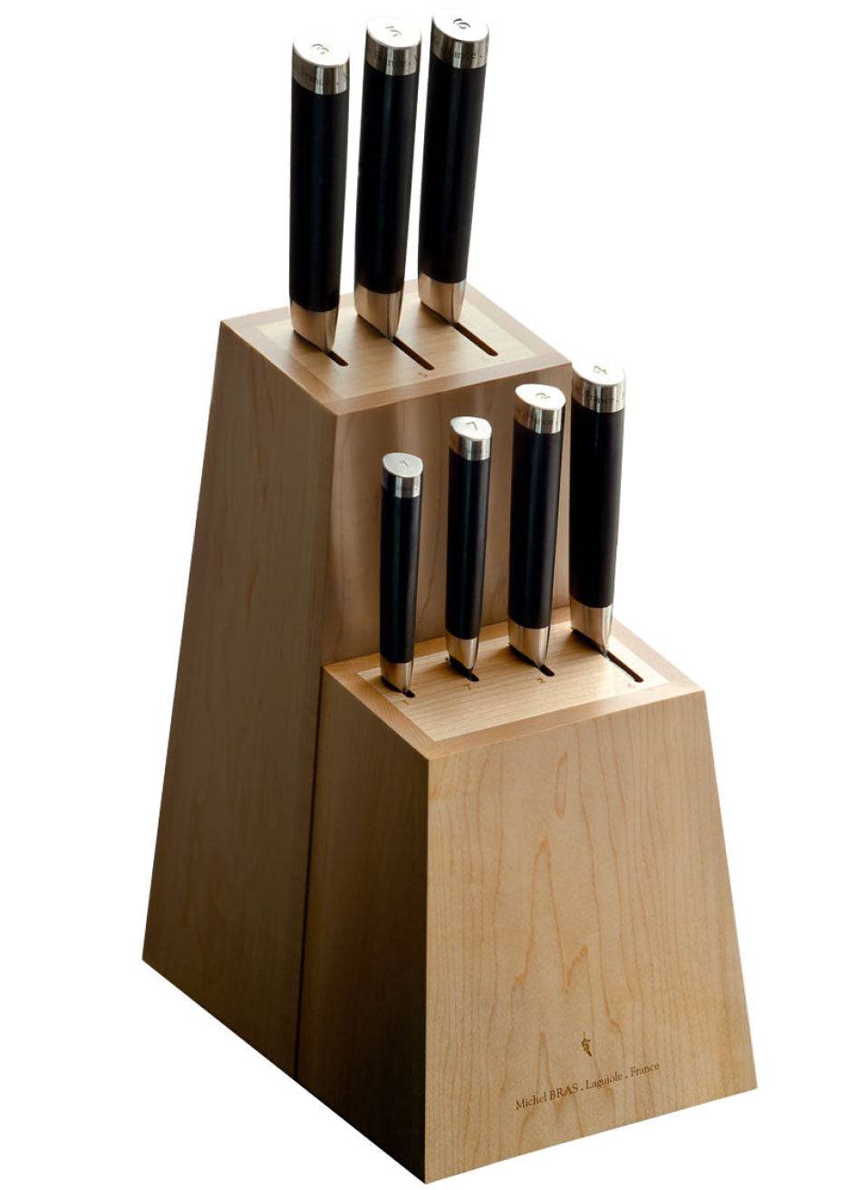 Image of ID 1379680546 Michel Bras 7-Piece Knife Block Set