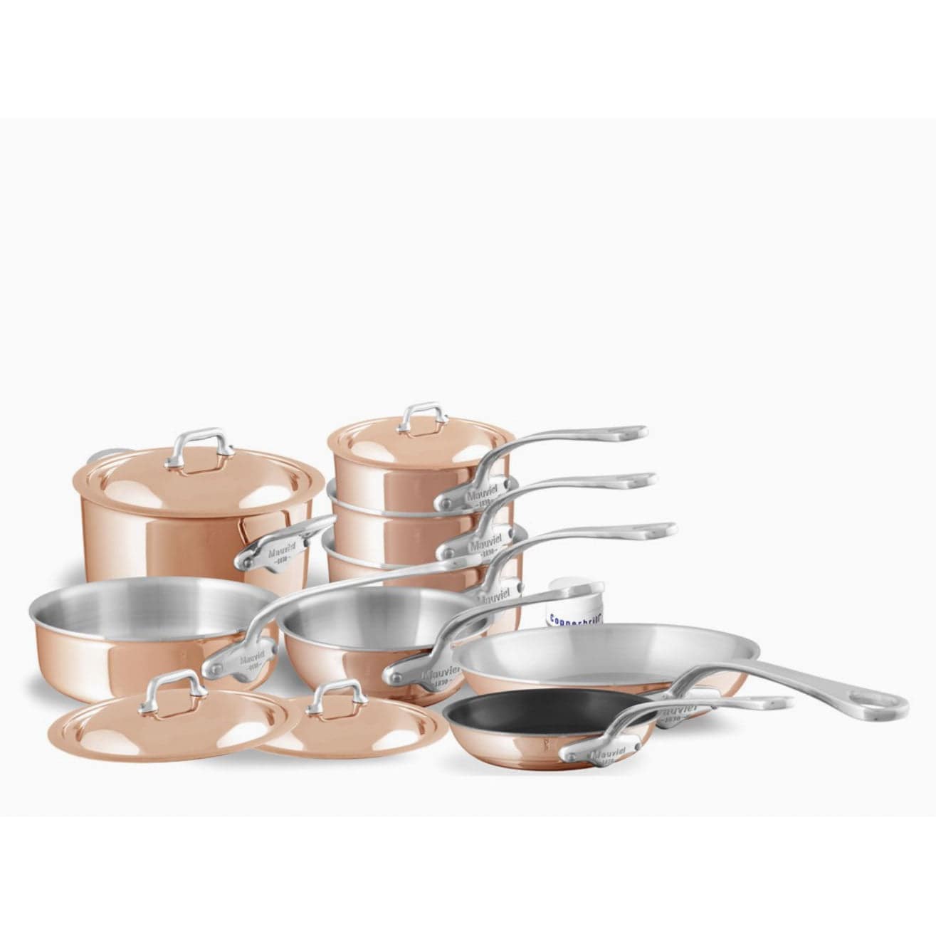 Image of ID 1379681321 Mauviel M'6s Induction Compatible Copper 12-Piece Cookware Set