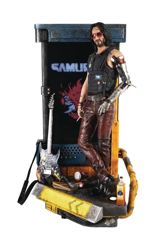 Image of ID 1387426376 Cyberpunk 2077 Johnny 1/4 Scale Deluxe Edition Statue