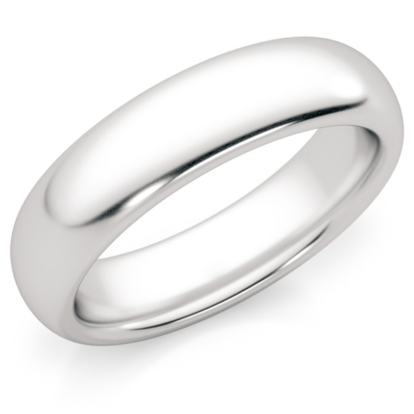 Image of ID 463735309 5mm Platinum Plain Wedding Band Ring