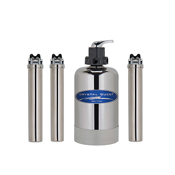 Image of ID 479055344 Crystal Quest CQE-WH-02101 Eagle 1000-SS Stainless Steel Whole House Filter System CQE-WH-02101