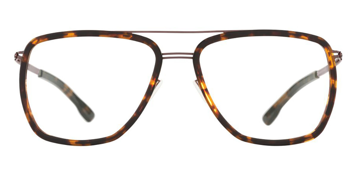 Image of Ic! Berlin D0080H Magnus Teak-Magma 57 Lunettes De Vue Homme Tortoiseshell (Seulement Monture) FR