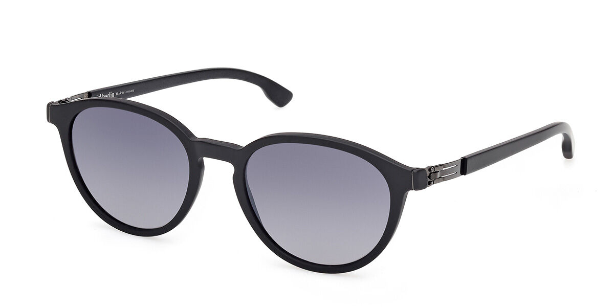 Image of Ic! Berlin IC0064 Cassius 02B 52 Lunettes De Soleil Homme Noires FR