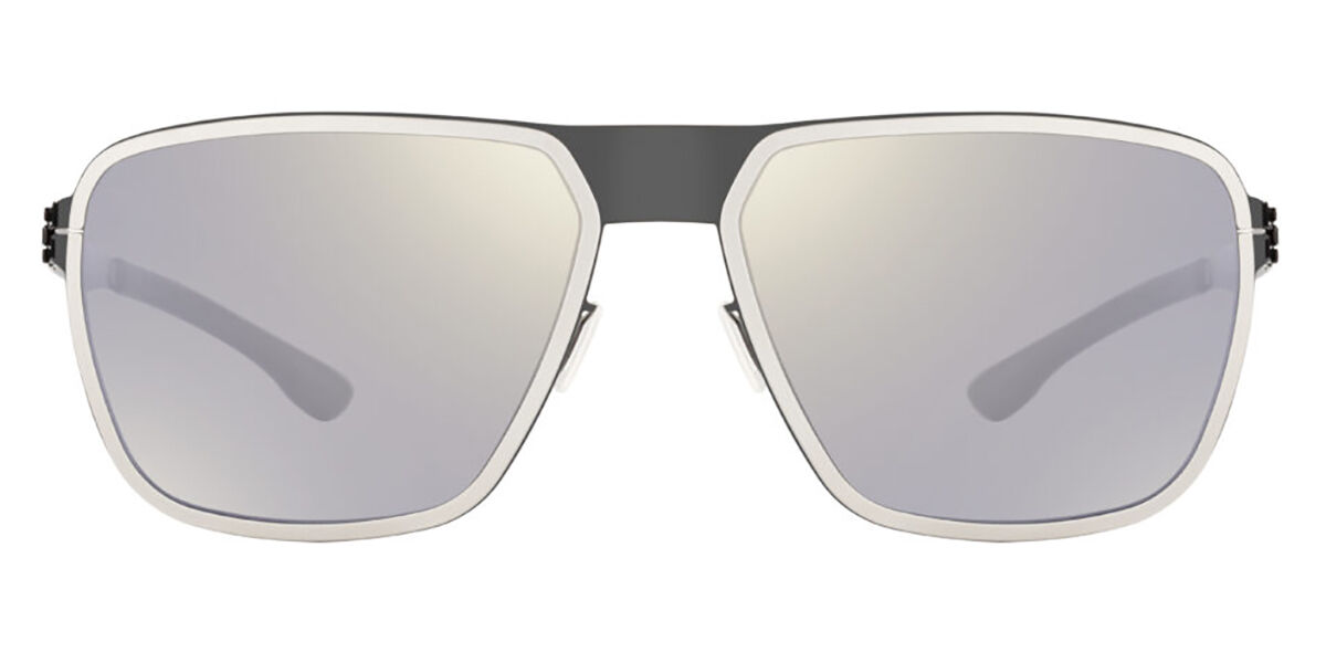Image of Ic! Berlin M1540 Molybdenum Gun-Metal-Pearl 60 Lunettes De Soleil Homme Blanches FR
