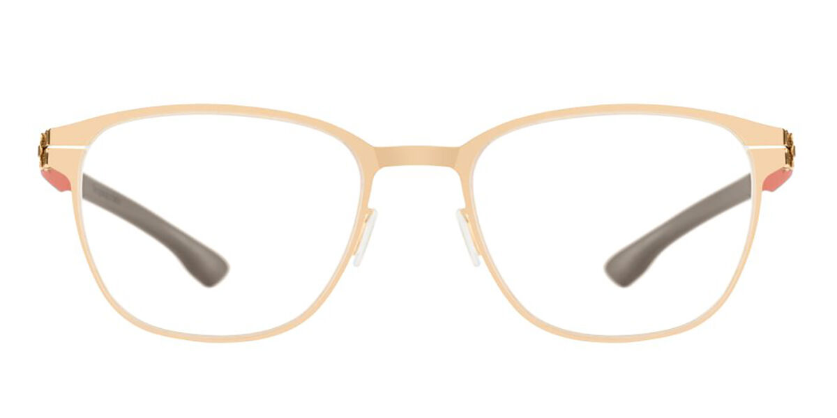 Image of Ic! Berlin M1608 Luka Rosé-Dourados Óculos de Grau Dourados Masculino PRT