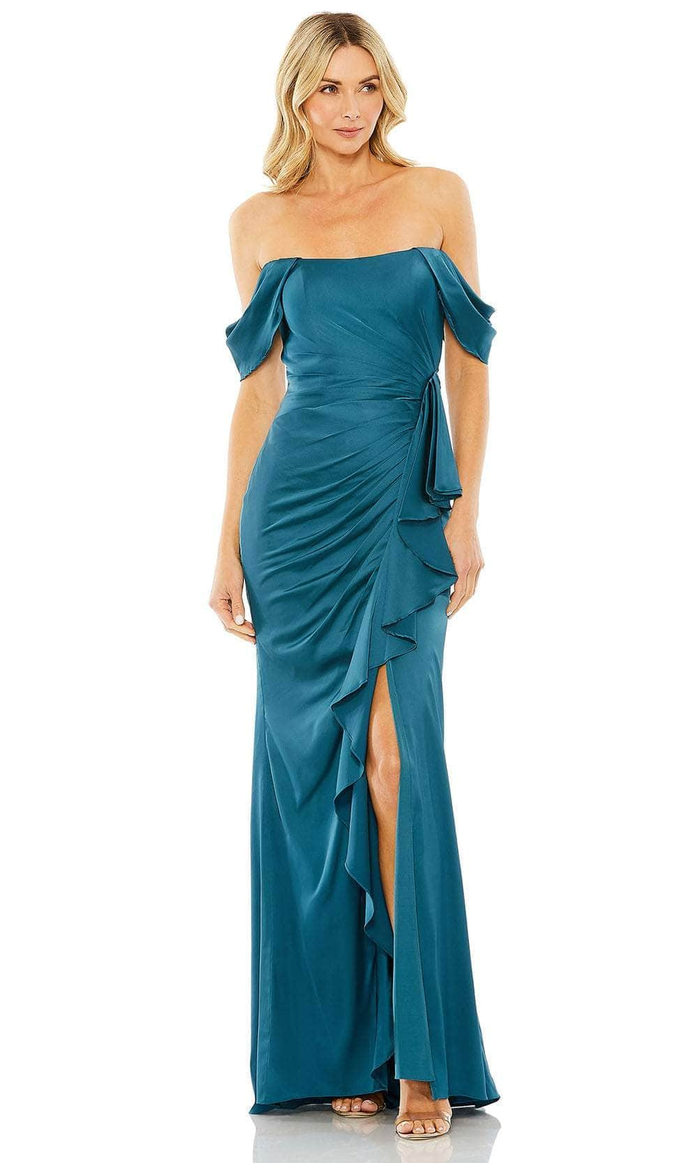 Image of Ieena Duggal 20678 - Off Shoulder Evening Gown