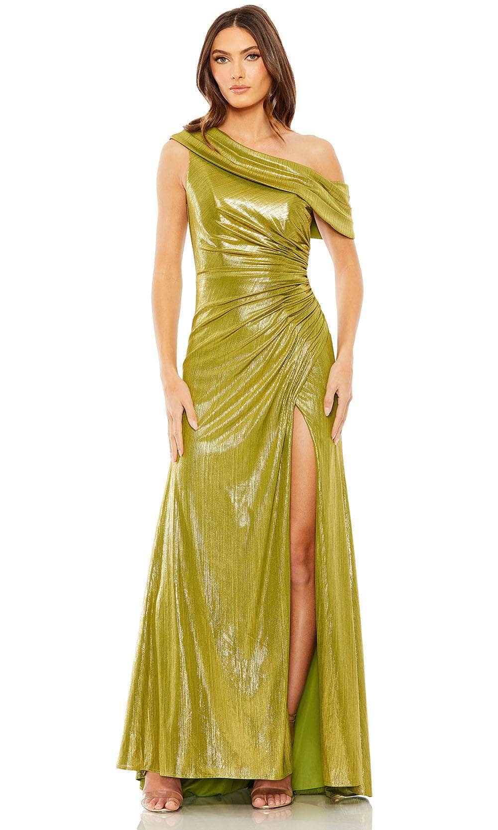 Image of Ieena Duggal 27152 - Metallic Sheath Evening Dress