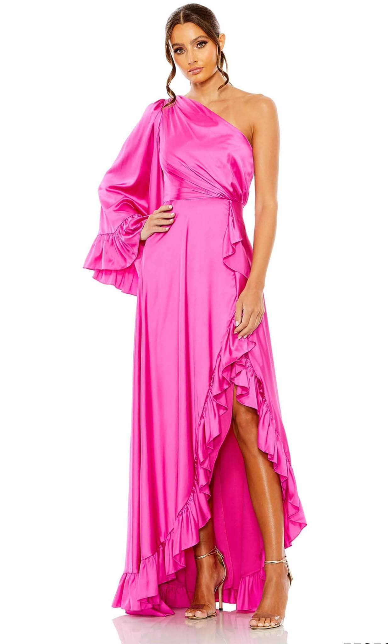 Image of Ieena Duggal 55950 - Ruffled Evening Gown