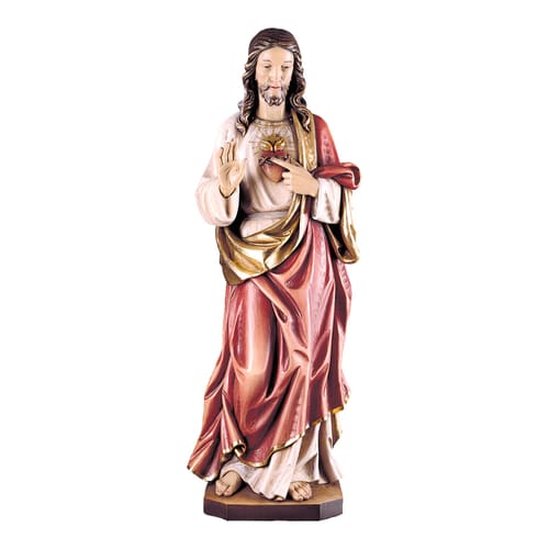 Image of Italian Sacred Heart of Jesus Statue - 155&ampquot ID 2058490