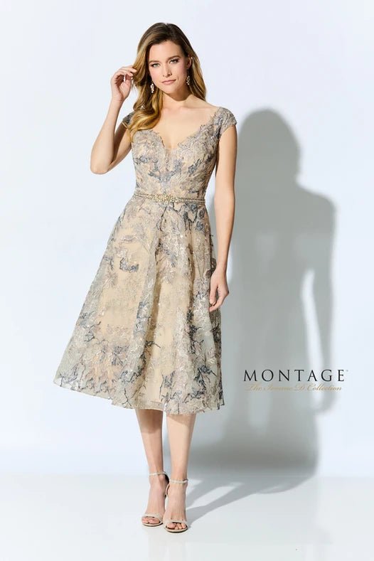 Image of Ivonne D 220D23S - Novelty Lace Formal Short Dress