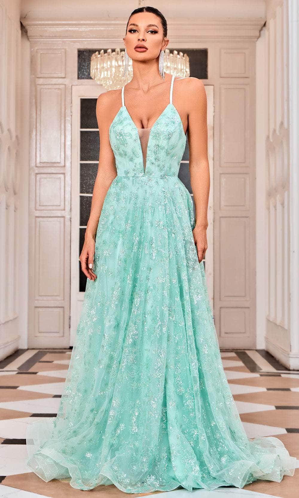 Image of J'Adore Dresses J24030 - Glitter Style Prom Dress