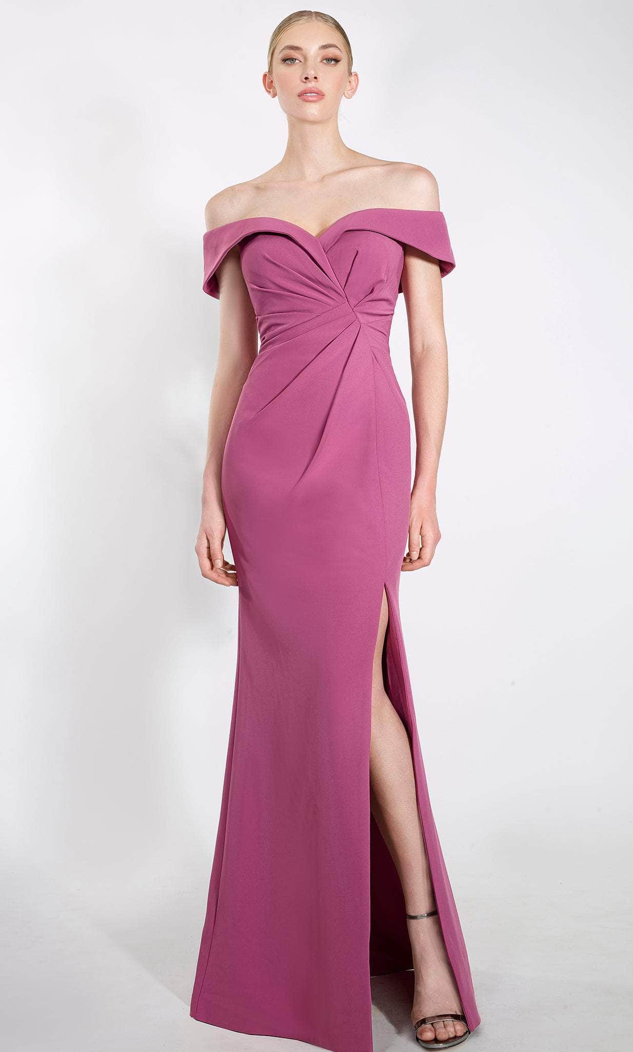 Image of Janique 23004 - Pleated Sweetheart Evening Gown