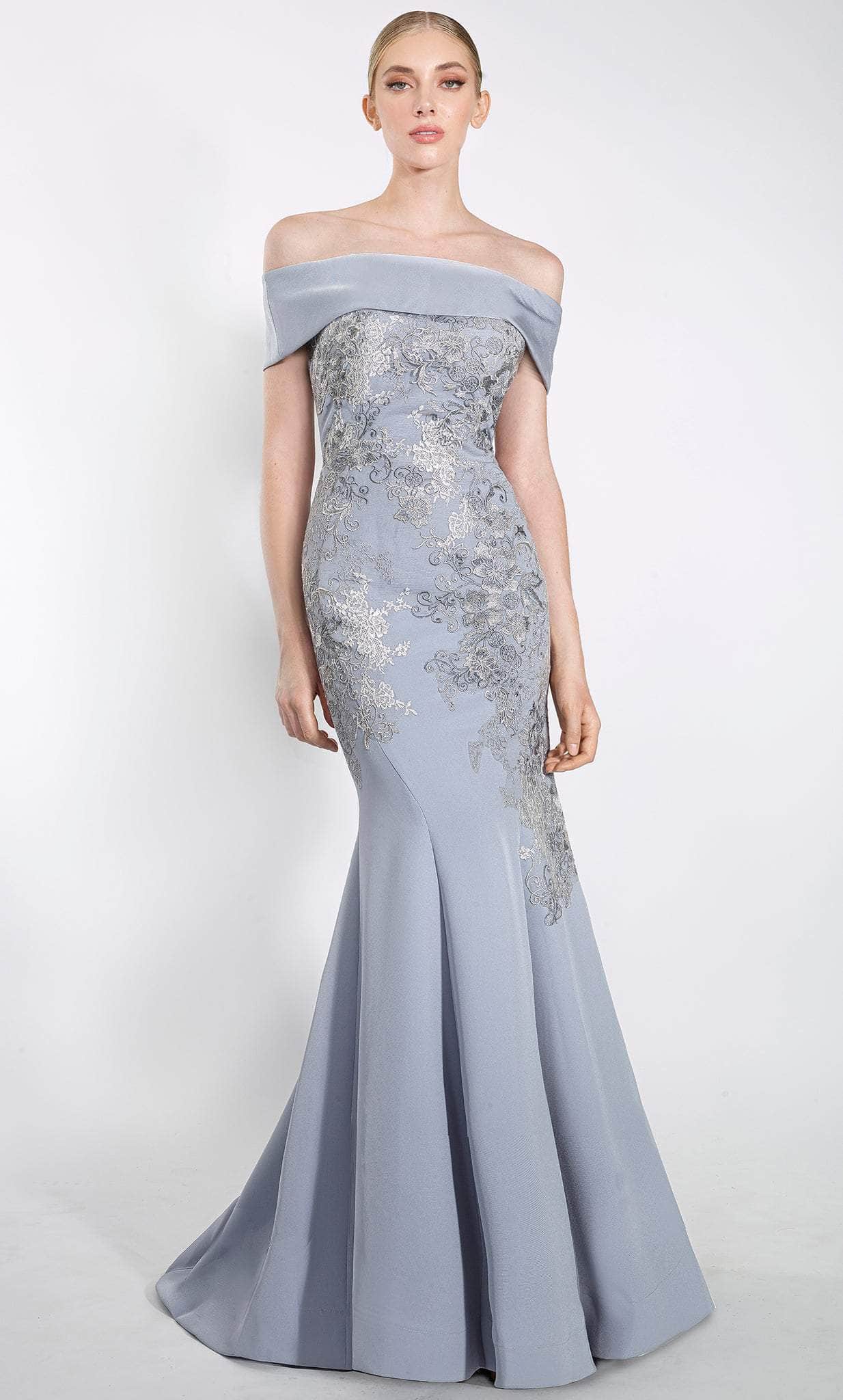 Image of Janique 2344 - Embroidered Mermaid Evening Gown