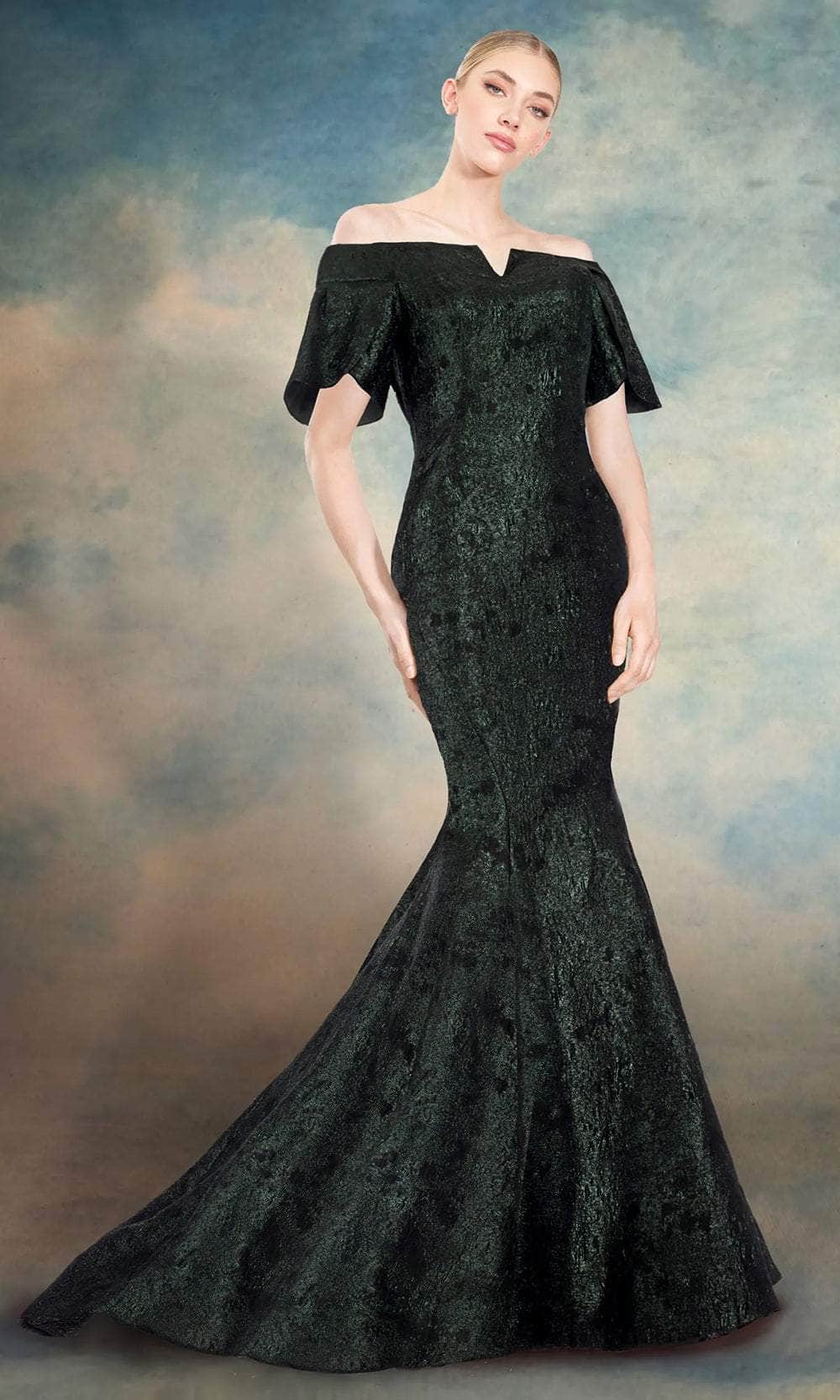 Image of Janique 4941 - Tulip Sleeve Mermaid Gown